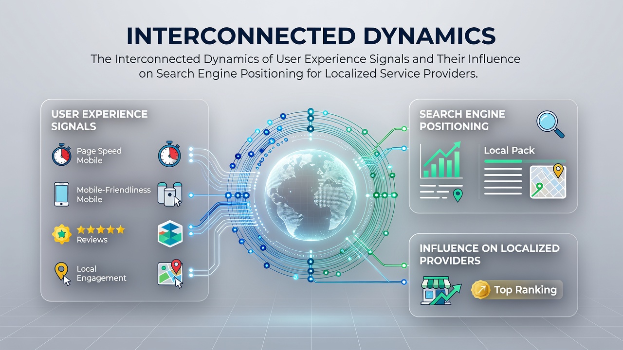 The Interconnected Dynamics of User Experience Signals and Their Influence on Search Engine Positioning for Localized Service Providers